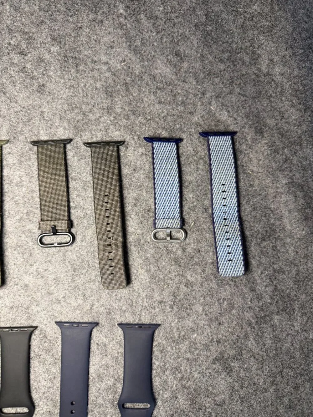 Apple Watch Band Lot of 7 Pairs Mixed Styles and Colors
